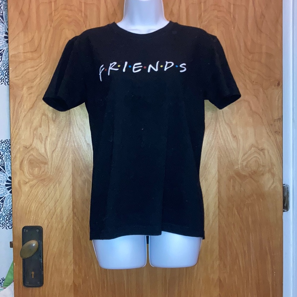 Friends TV Show Black T-Shirt Size Small
